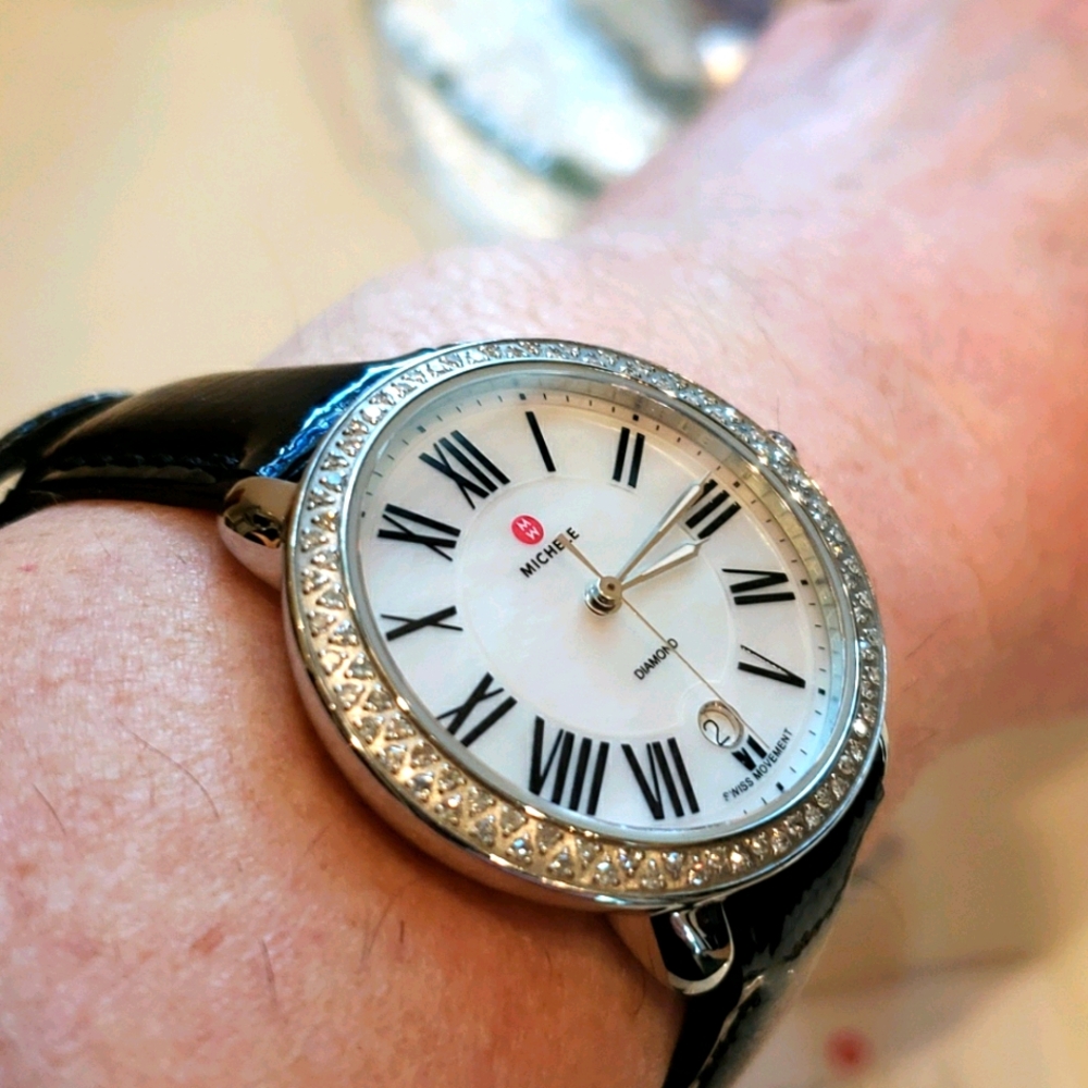 COPY - Michele Serein Diamond .50 ct tw 88 diamonds New battery - Picture 5 of 11